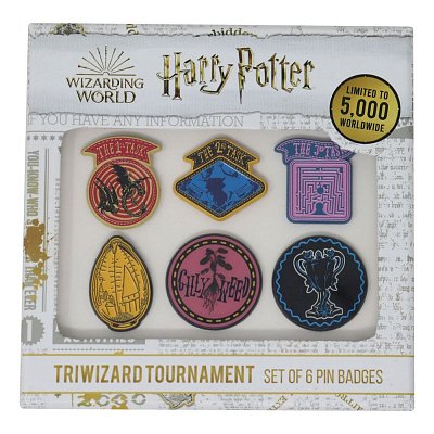 Harry Potter Ansteck-Pin 6er-Pack Triwizard Tournament Limited Edition