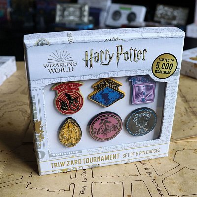 Harry Potter Ansteck-Pin 6er-Pack Triwizard Tournament Limited Edition