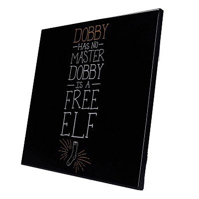 Harry Potter Crystal Clear Picture Wanddekoration Dobby is a Free Elf 32 x 32 cm