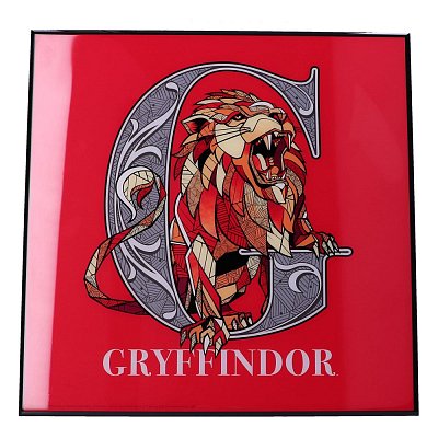 Harry Potter Crystal Clear Picture Wanddekoration Gryffindor 32 x 32 cm