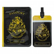 Harry Potter Kofferanhänger & Reisepass-Halter Set Hogwarts