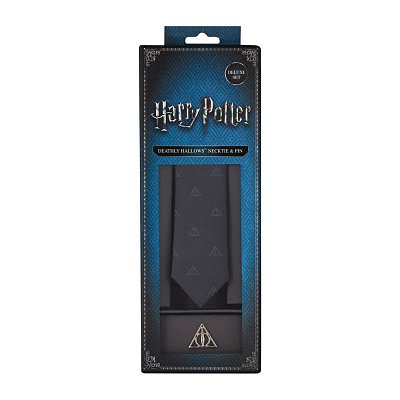 Harry Potter Krawatte & Ansteck-Pin Deluxe Box Deatlhy Hallows
