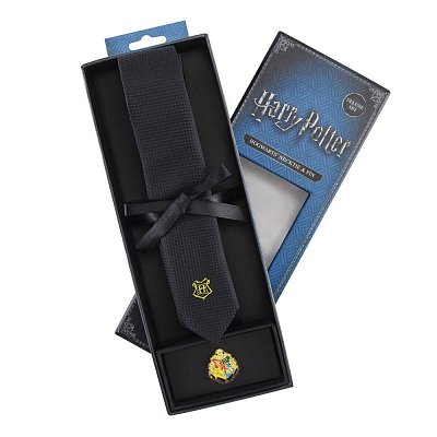Harry Potter Krawatte & Ansteck-Pin Deluxe Box Hogwarts