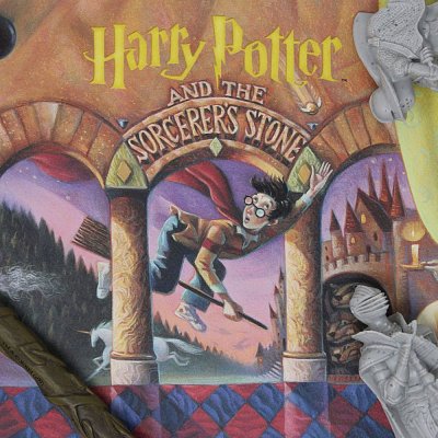 Harry Potter Kunstdruck Philosopher\'s Stone Book Cover Artwork Limited Edition 42 x 30 cm