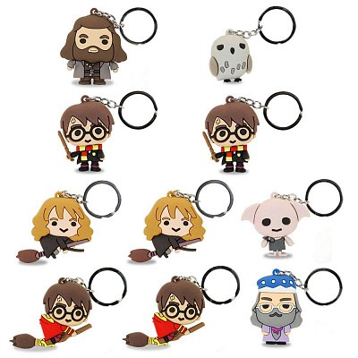 Harry Potter PVC-Schlüsselanhänger 4 cm Sortiment (10)
