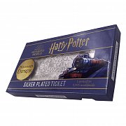 Harry Potter Replik Hogwarts Train Ticket Limited Edition (versilbert)