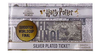 Harry Potter Replik Quidditch World Cup Ticket Limited Edition (versilbert)