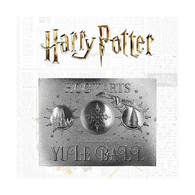 Harry Potter Replik Yule Ball Ticket Limited Edition (versilbert)