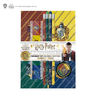 Harry Potter Schreibset 6-teilig Hogwarts Houses