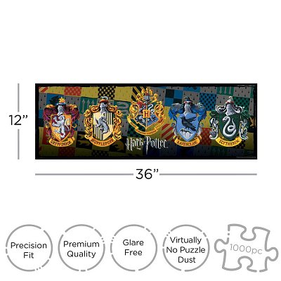 Harry Potter Slim Puzzle Crests (1000 Teile)