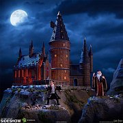 Harry Potter Statue Hogwarts Große Halle & Turm 33 cm --- BESCHAEDIGTE VERPACKUNG