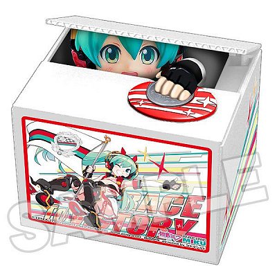 Hatsune Miku GT Project PVC Spardose mit Sound Racing Miku 2020 Ver. Chatting Bank 005 12 cm