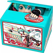 Hatsune Miku GT Project PVC Spardose mit Sound Racing Miku 2020 Ver. Chatting Bank 006 12 cm