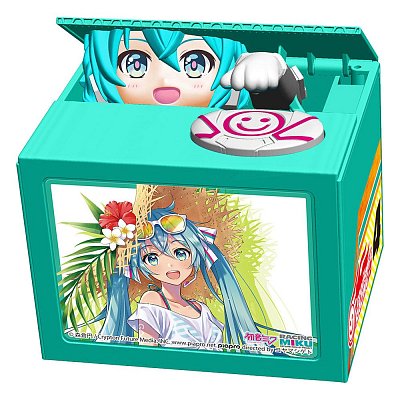 Hatsune Miku GT Project PVC Spardose mit Sound Racing Miku 2021 Ver. Chatting Bank 009 12 cm