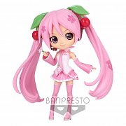 Hatsune Miku Q Posket Minifigur Sakura Miku Ver. A 14 cm