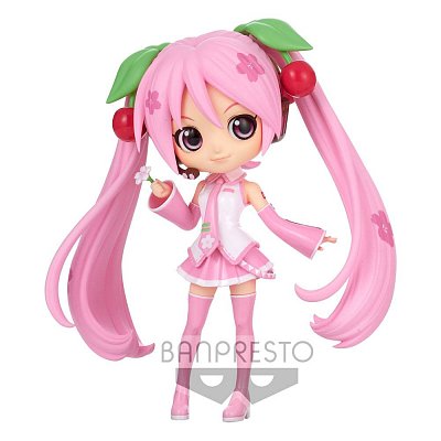 Hatsune Miku Q Posket Minifigur Sakura Miku Ver. A 14 cm
