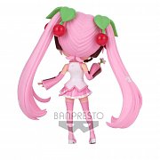 Hatsune Miku Q Posket Minifigur Sakura Miku Ver. A 14 cm