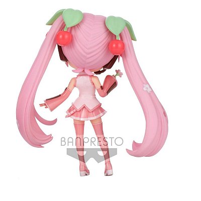 Hatsune Miku Q Posket Minifigur Sakura Miku Ver. B 14 cm