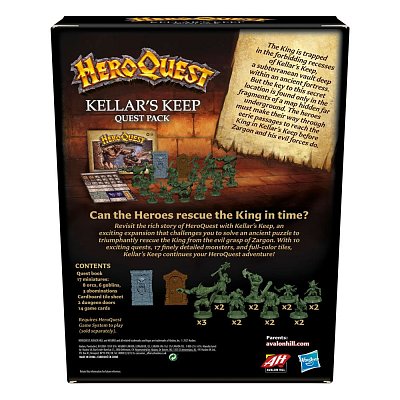 HeroQuest Brettspiel-Erweiterung Kellar\'s Keep Abenteuerpack englisch