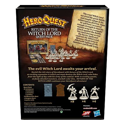 HeroQuest Brettspiel-Erweiterung Return of the Witch Lord Abenteuerpack englisch