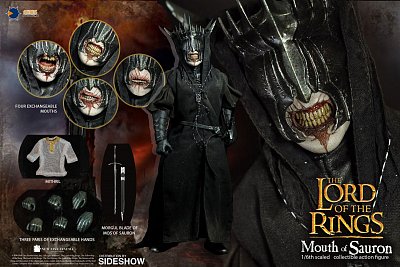 Herr der Ringe Actionfigur 1/6 Saurons Mund Slim Version 35 cm --- BESCHAEDIGTE VERPACKUNG