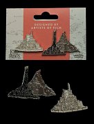 Herr der Ringe Ansteck-Pin Doppelpack Minas Tirith & Mt. Doom