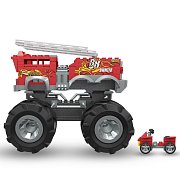 Hot Wheels Monster Trucks Mega Construx Bauset HW 5-Alarm Monster Truck