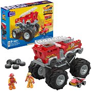 Hot Wheels Monster Trucks Mega Construx Bauset HW 5-Alarm Monster Truck