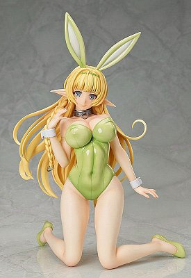 How Not to Summon A Demon Lord PVC Statue 1/4 Shera L. Greenwood Bare Leg Bunny Ver. 36 cm - Stark beschädigte Verpackung