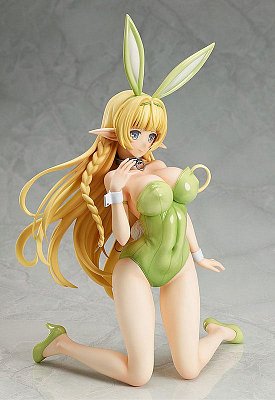 How Not to Summon A Demon Lord PVC Statue 1/4 Shera L. Greenwood Bare Leg Bunny Ver. 36 cm - Stark beschädigte Verpackung