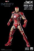 Infinity Saga DLX Actionfigur 1/12 Iron Man Mark 43 (Battle Damage) Limited Edition 17 cm