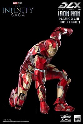 Infinity Saga DLX Actionfigur 1/12 Iron Man Mark 43 (Battle Damage) Limited Edition 17 cm