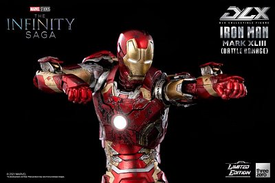 Infinity Saga DLX Actionfigur 1/12 Iron Man Mark 43 (Battle Damage) Limited Edition 17 cm