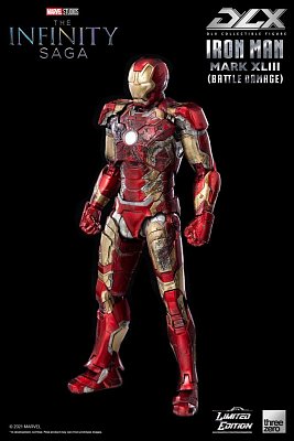 Infinity Saga DLX Actionfigur 1/12 Iron Man Mark 43 (Battle Damage) Limited Edition 17 cm