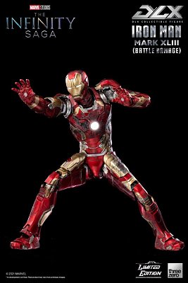 Infinity Saga DLX Actionfigur 1/12 Iron Man Mark 43 (Battle Damage) Limited Edition 17 cm