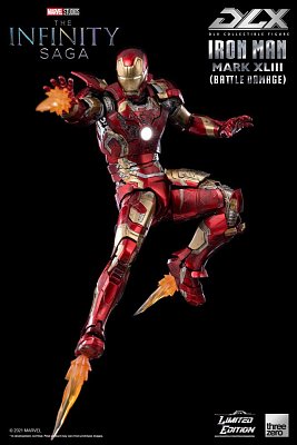 Infinity Saga DLX Actionfigur 1/12 Iron Man Mark 43 (Battle Damage) Limited Edition 17 cm