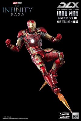 Infinity Saga DLX Actionfigur 1/12 Iron Man Mark 43 (Battle Damage) Limited Edition 17 cm