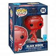 Infinity Saga POP! Artist Series Vinyl Figur Black Widow (Red) 9 cm