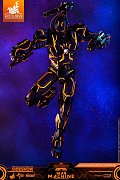 Iron Man 2 Movie Masterpiece Series Diecast Actionfigur 1/6 Neon Tech War Machine Hot Toys Exclusive