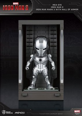 Iron Man 3 Mini Egg Attack Actionfigur Hall of Armor Iron Man Mark II 8 cm