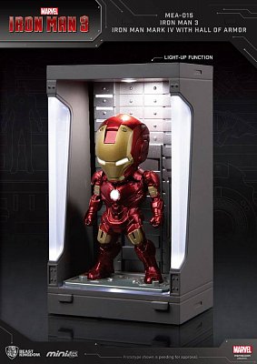 Iron Man 3 Mini Egg Attack Actionfigur Hall of Armor Iron Man Mark IV 8 cm