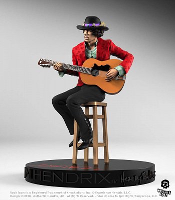 Jimi Hendrix Rock Iconz Statue 1/9 Jimi Hendrix II 21 cm --- BESCHAEDIGTE VERPACKUNG