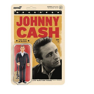 Johnny Cash ReAction Actionfigur The Man In Black 10 cm