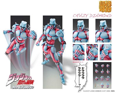 JoJo\'s Bizarre Adventure Super Action Actionfigur Chozokado (Crazy Diamond) 16 cm