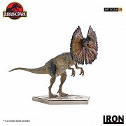 Jurassic Park Art Scale Statue 1/10 Dilophosaurus 18 cm --- BESCHAEDIGTE VERPACKUNG
