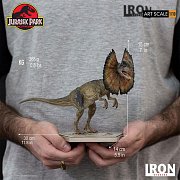 Jurassic Park Art Scale Statue 1/10 Dilophosaurus 18 cm --- BESCHAEDIGTE VERPACKUNG