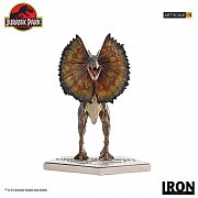 Jurassic Park Art Scale Statue 1/10 Dilophosaurus 18 cm --- BESCHAEDIGTE VERPACKUNG