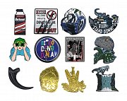 Jurassic Park / Jurassic World Ansteck-Pins Display (12)