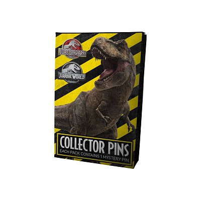 Jurassic Park / Jurassic World Ansteck-Pins Display (12)