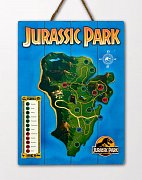 Jurassic Park WoodArts 3D Holzdruck Isla Nublar 30 x 40 cm